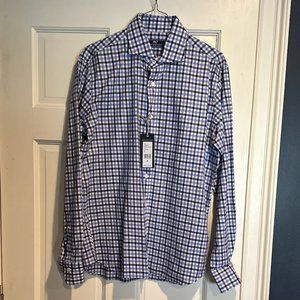 Italian Poplin Greenwich Shirt in hydrangea